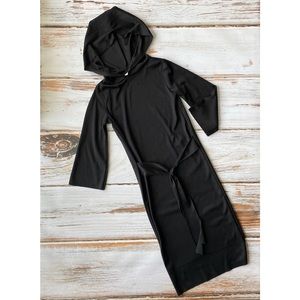 Black hooded robe costume 3T